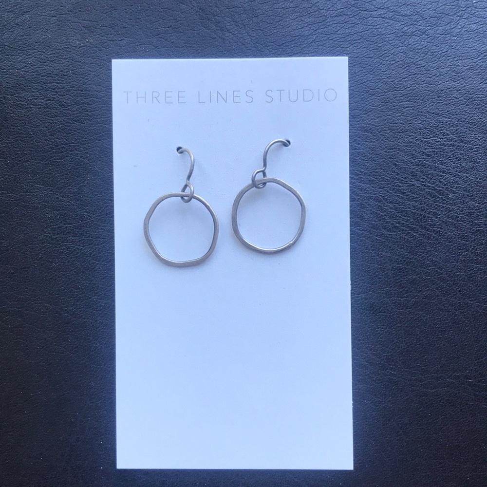 Beautiful artisan hoop earrings